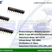 Large picture thick-film capacitor network