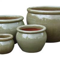 Large picture ceramic pot