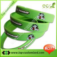 Large picture silicone wrist band