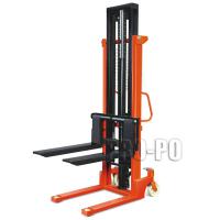 Large picture manual lift stacker