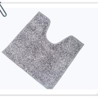 Large picture 100%polyester toilet mat set,U shape bath mat