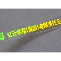 Large picture holographic cigarette self-adhesive tear tape
