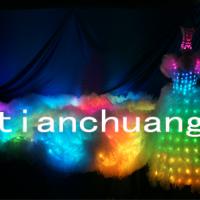 Large picture Longest LED Light Wedding Dress In China