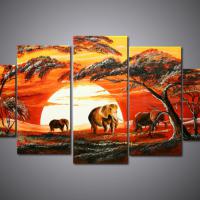 Large picture scenic oil painting for wall decoration