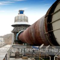 Large picture calcinating rotary kiln