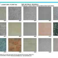 Large picture vinyl marble floor tile