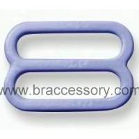 Nylon coated bra adjustable slide