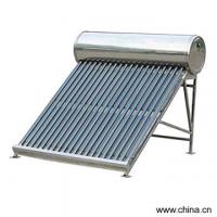 Solar Water Heater with Glass Vacuum Tubes