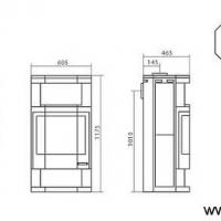 wood burning stove