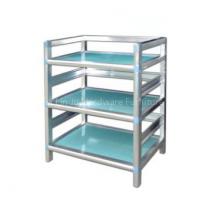 aluminum commodity shelf