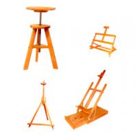 Wooden Stools, Easels
