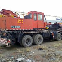 Used TADANO TG500E truck crane
