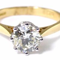 United Kingdom Diamond Solitaire Ring 1.50ct