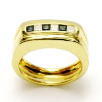 Hong Kong Yellow Gold Men\'\'s Ring