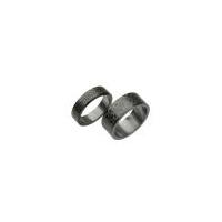 316l Black Stainless Steel Ring - Sj413 (Hong Kong)