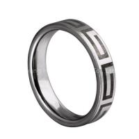 Engraved Tungsten Rings