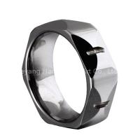 Faceted Tungsten Rings