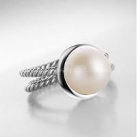 David Yurman inspired jewelry,Cable Pearl Ring