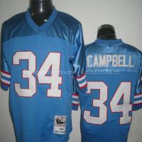 Reebok NFL Jerseys Tennessee Titans # 34 Earl Campbell Blue Throwback