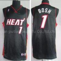 NBA Jerseys Miami Heat #1 Bosh Black